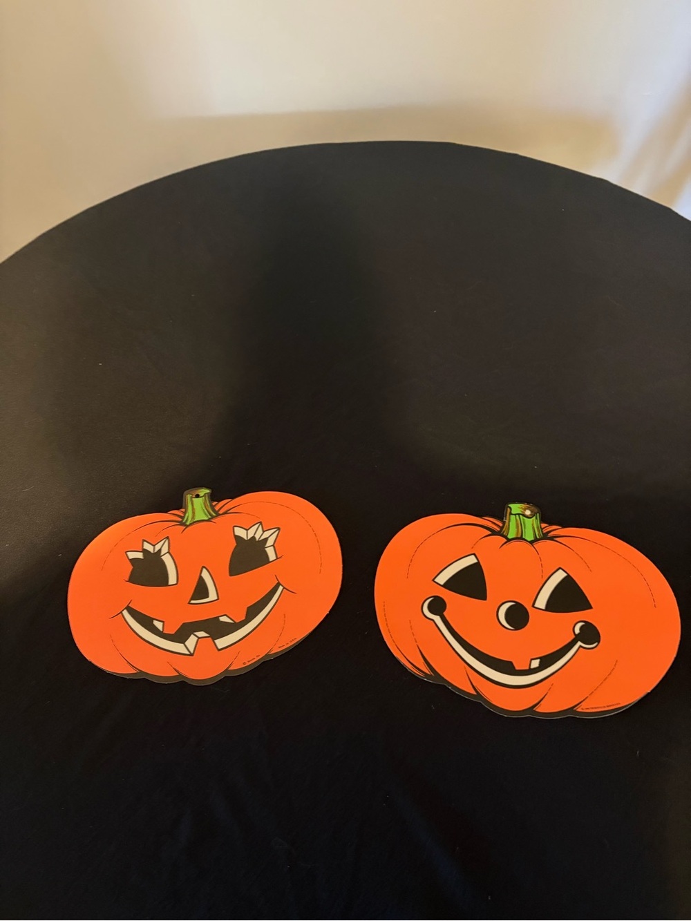 Beistle Halloween Pumpkin Decorations Set of 2